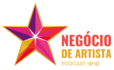 Logotipo Negócio de Artista Podcast